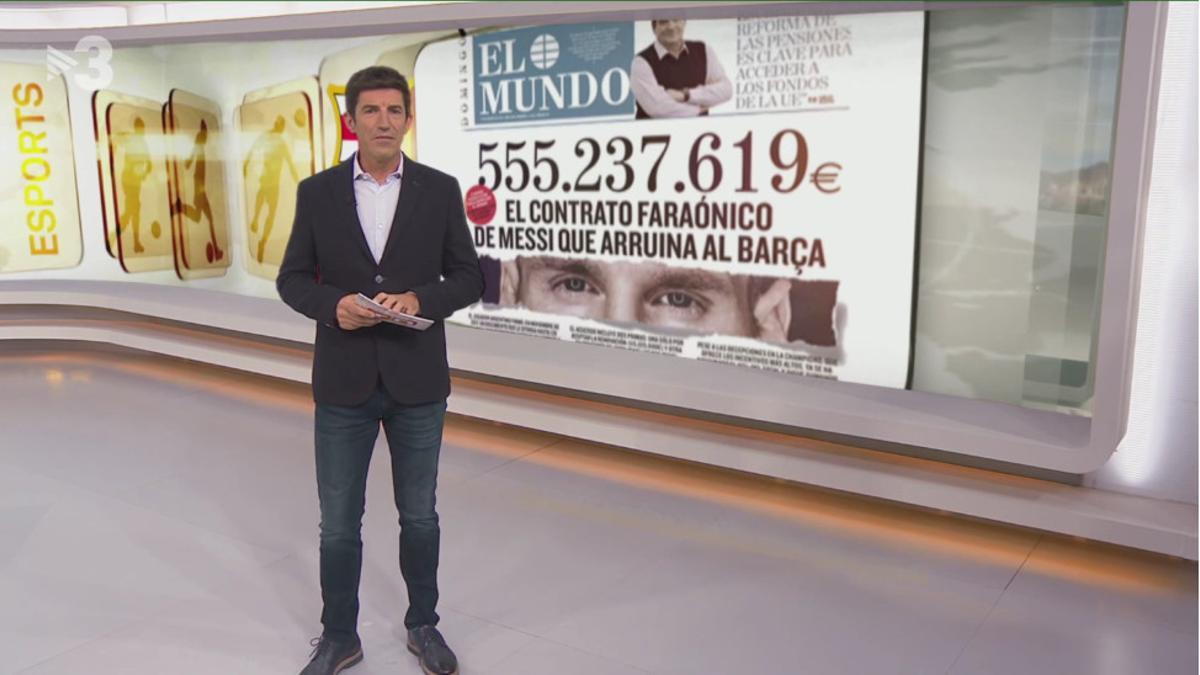 Lo de Messi, bien tocado en el TN migdia