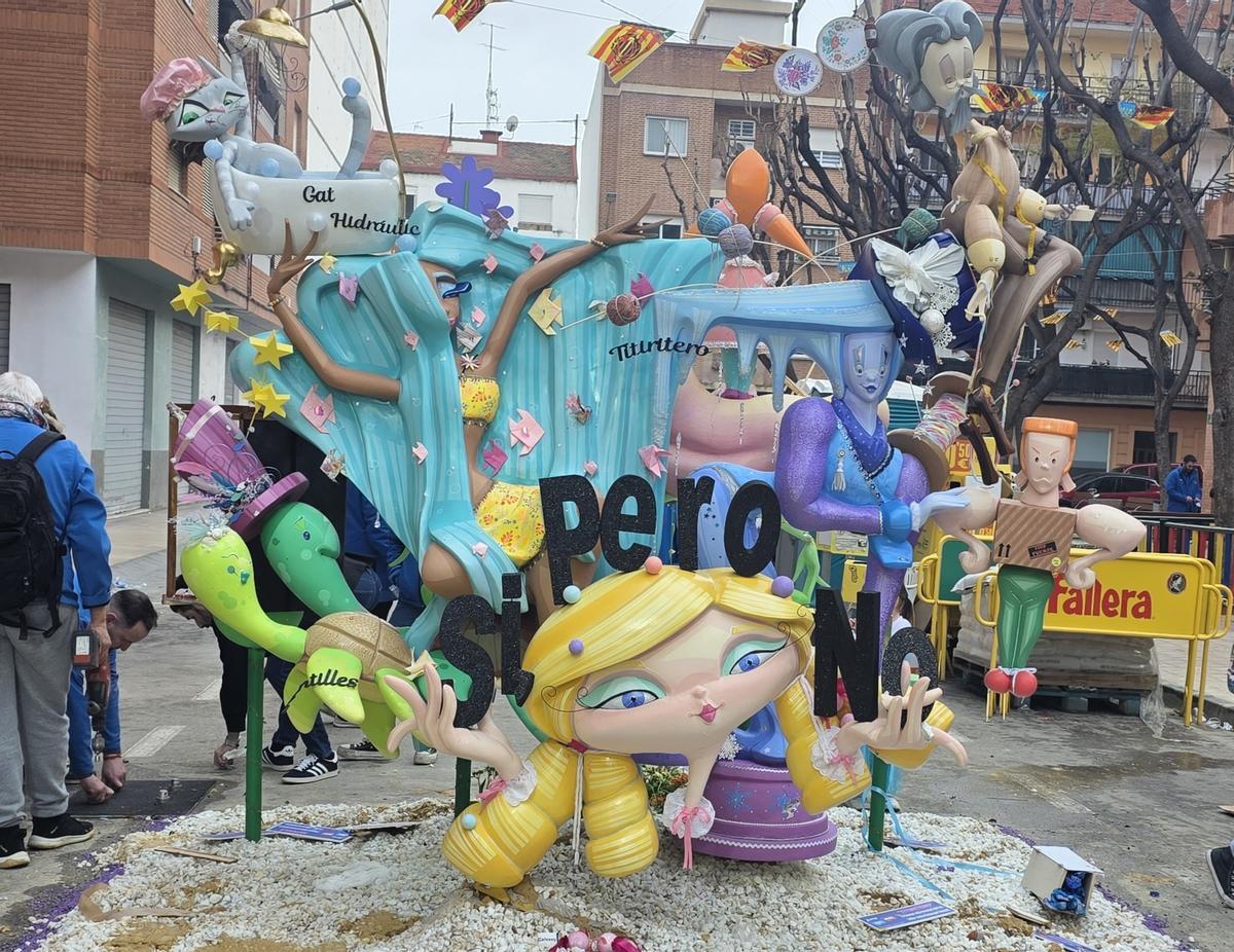 La falla infantil, que también hizo doblete