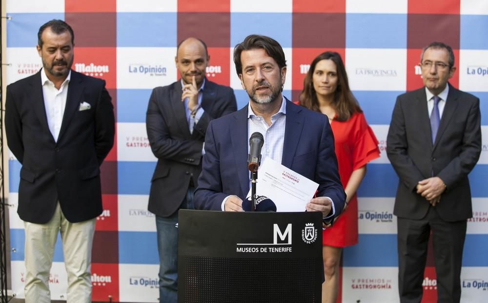 Presentación de los nominados a los Premios Mahou-LaProvincia-La Opinión de Tenerife de Gastronomía