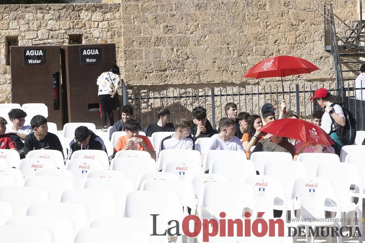 Peregrinación de alumnos de Religión de Secundaria y Bachillerato a Caravaca