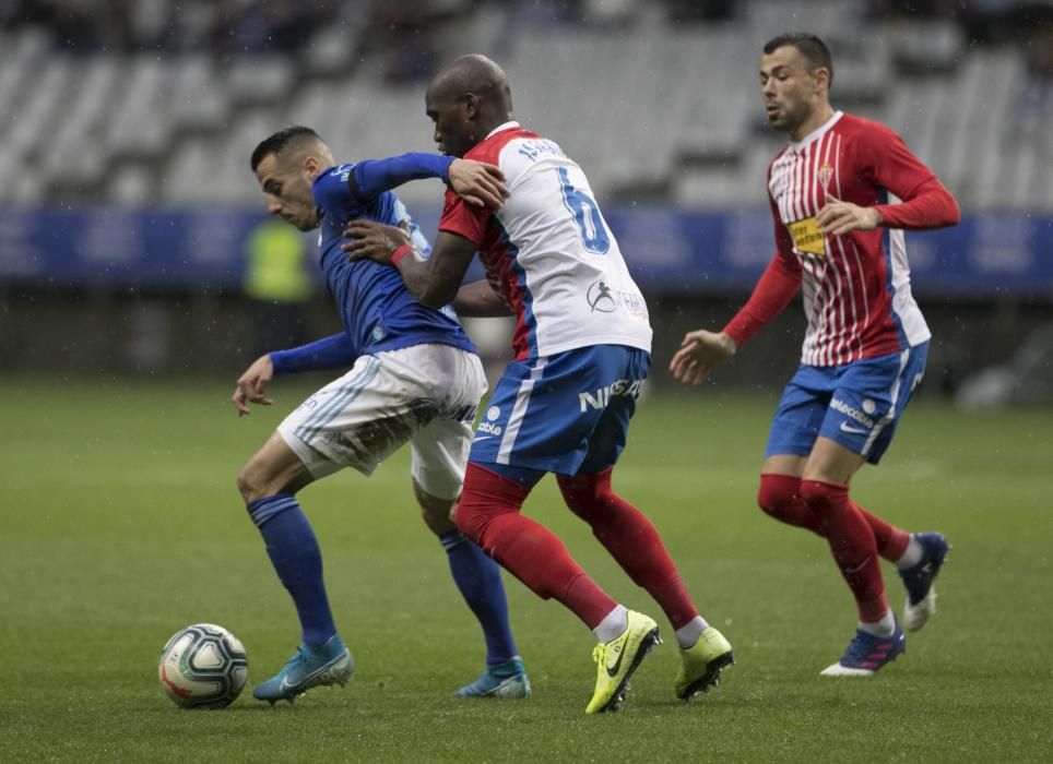 El derbi entre Oviedo y Sporting en imágenes