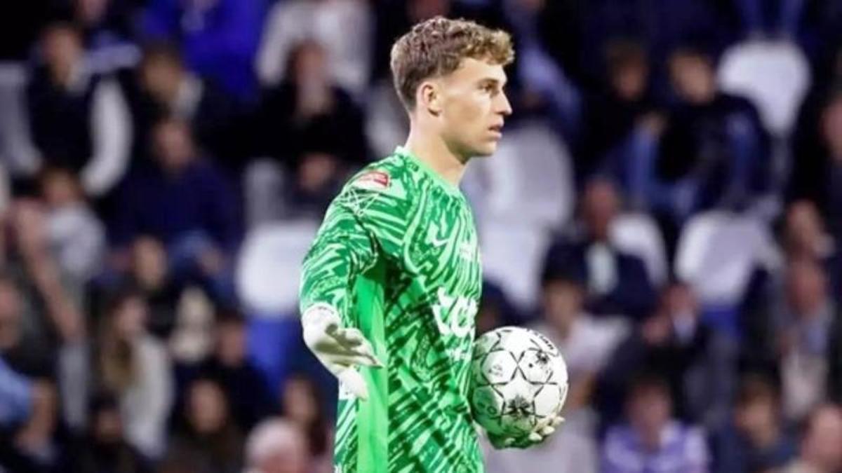 Sem Westerveld, nuevo guardameta del Real Zaragoza.
