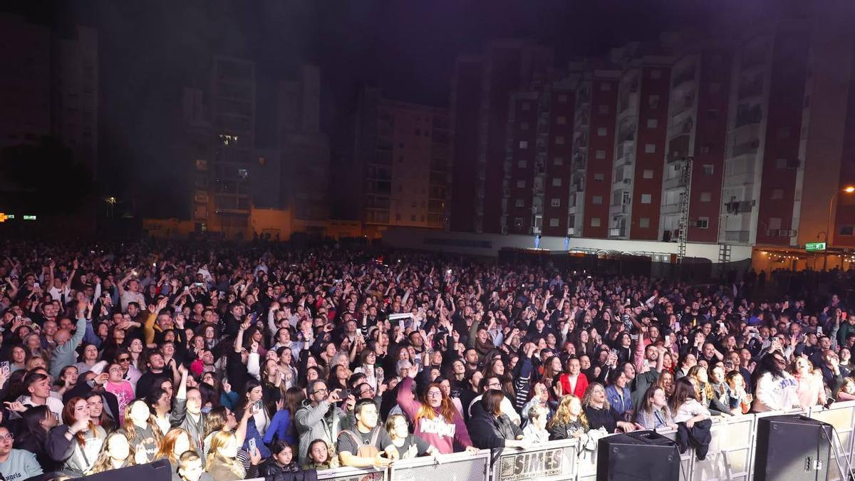 Imagen de archivo de un espectáculo musical en las fiestas de Cullera.
