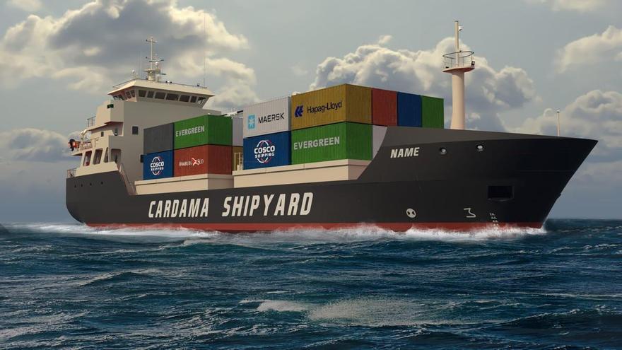 Cardama inicia la construcción del portacontenedores de 63 metros de eslora para Angola