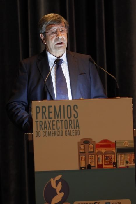 El presidente de la Federación Gallega de Comercio, José María Seijas // J.Lores