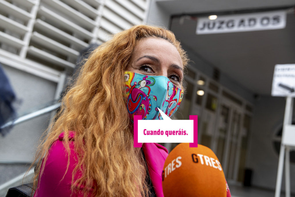 Rocío Carrasco en los juzgados