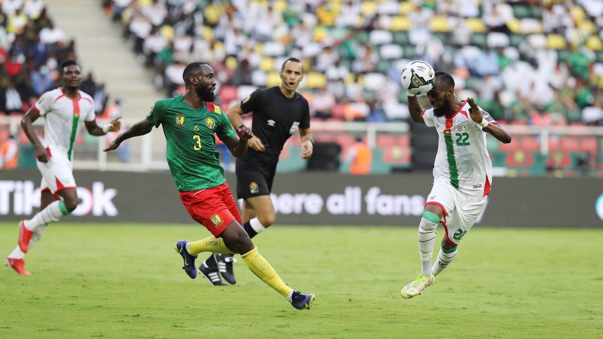 Imagen del choque inaugural de la Copa África