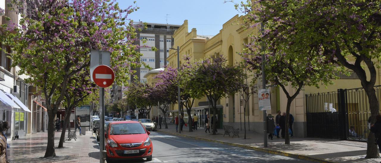 La calle Padre Manjón de Elda.