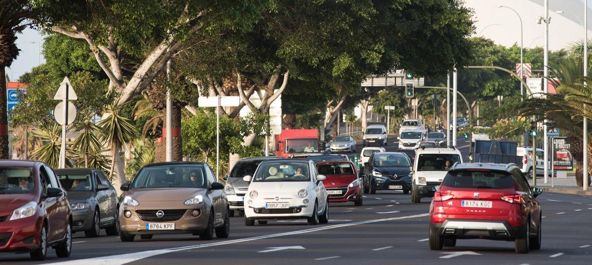 Tráfico en Santa Cruz.