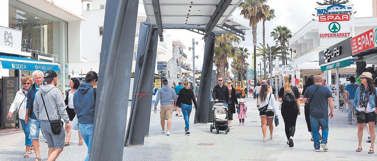 Die Gemeinde hat einen großen Teil der Fußgängerzone von Cala Millor neu gestaltet.