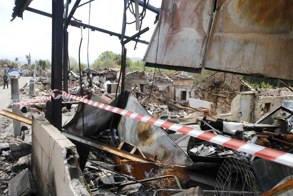 Explosión en Tui (Pontevedra) | La "zona cero", cinco días después de la catástrofe