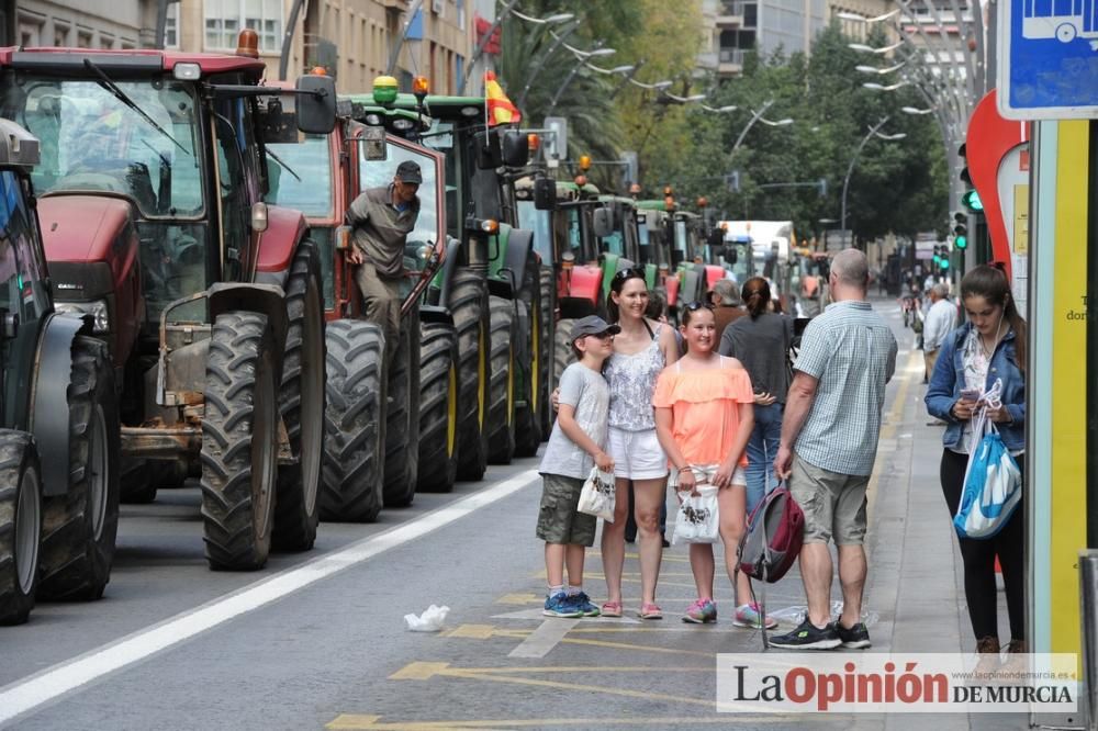 Manifestación de los agricultores por el Mar Menor en Murcia