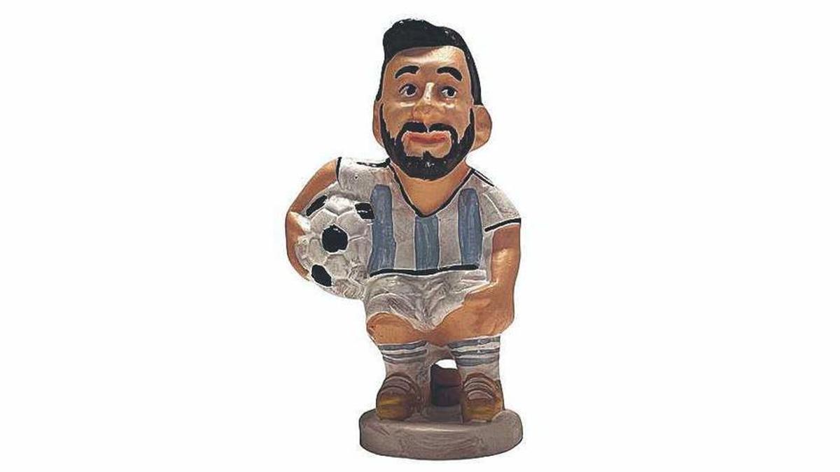 La figura del caganer de Messi.