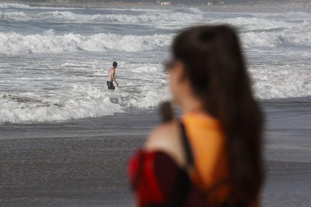 Día de playa en Asturias