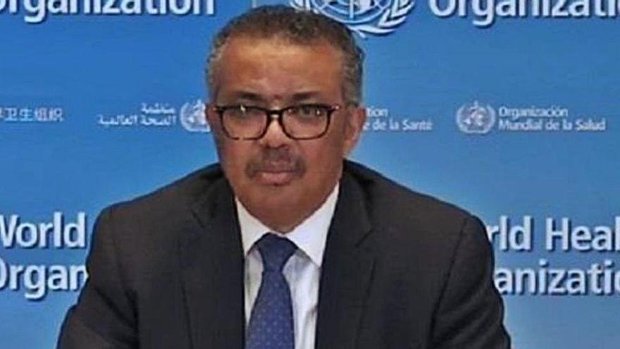 El director general de l&#039;OMS, Tedros Adhanom Ghebreyesus.