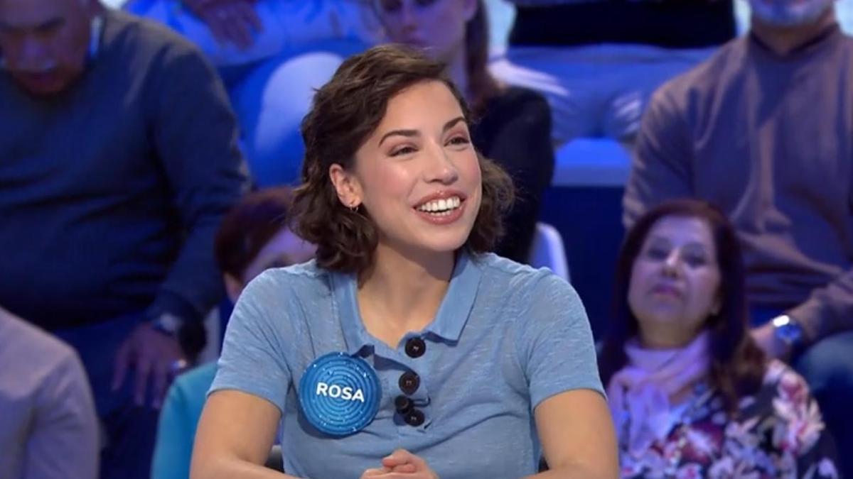 Rosa durante Pasapalabra