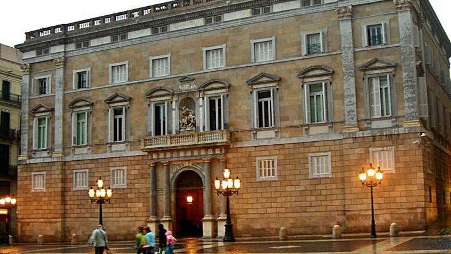 El Palau de la Generalitat, en una imatge d&#039;arxiu.