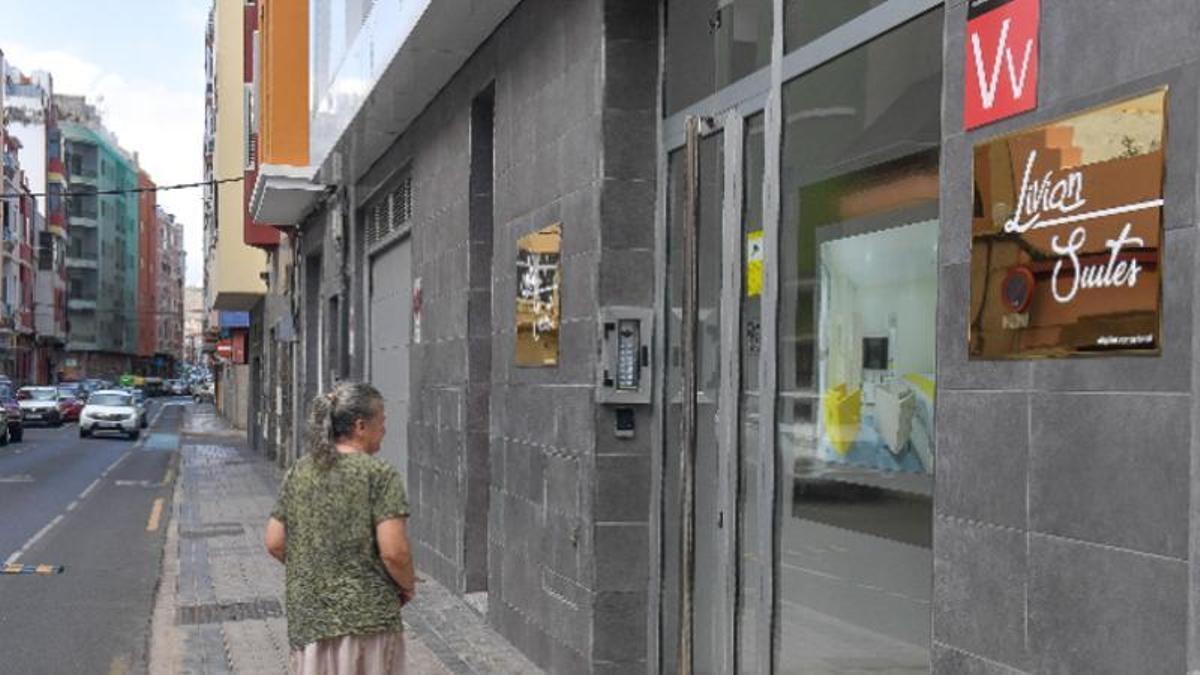 Edificio dedicado al alquiler vacacional en Las Palmas de Gran Canaria.
