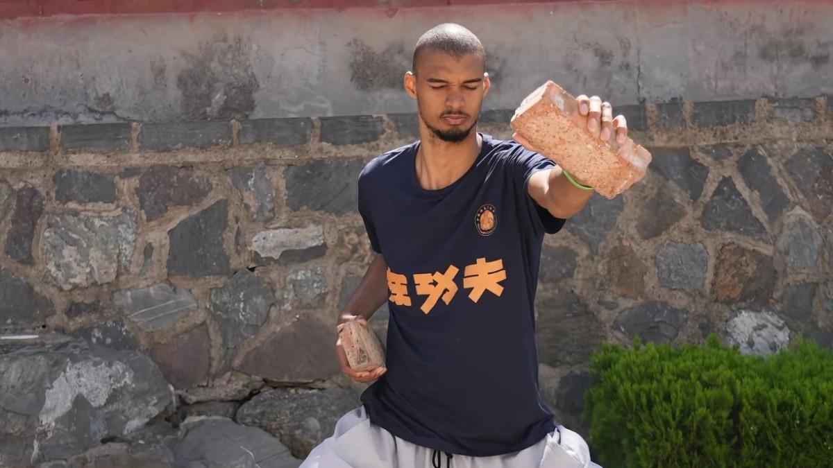 Victor Wembanyama, durante el verano en China