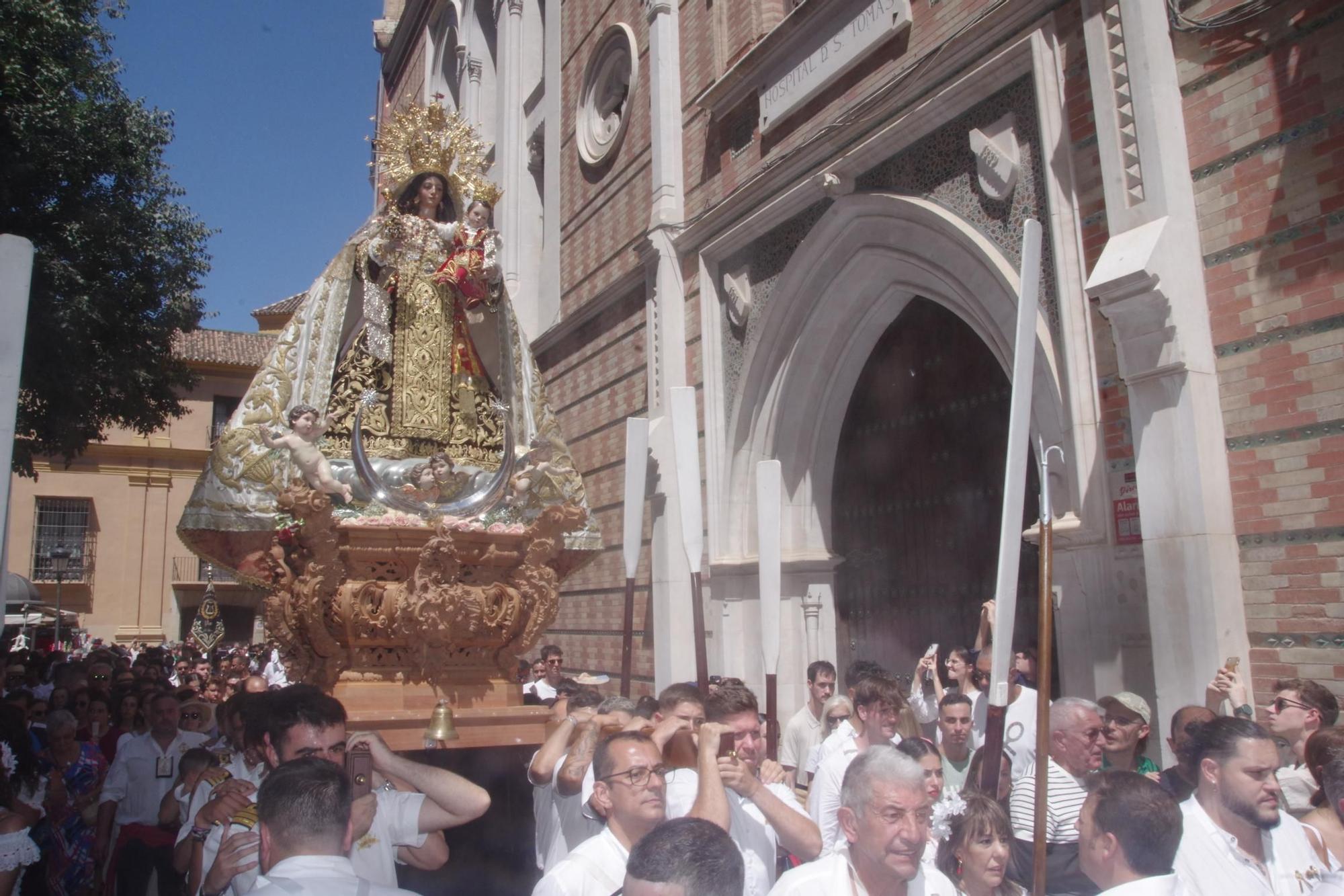 Traslado de la Virgen del Carmen de El Perchel a la Catedral
