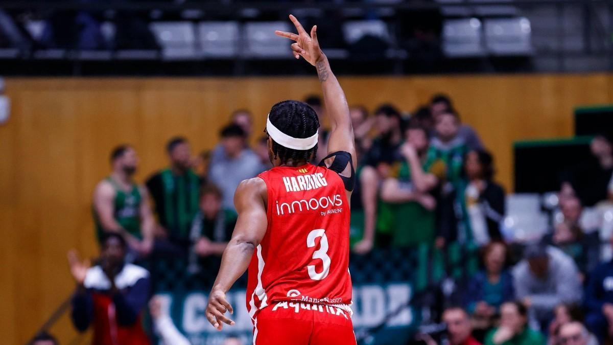 Jerrick Harding, el referente anotador del Baxi Manresa en el juego exterior