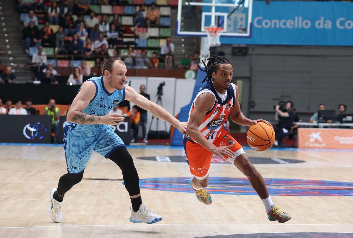 Alonzo Verge Jr., en el Leyma Coruña-Morabanc Andorra del curso pasado en ACB.