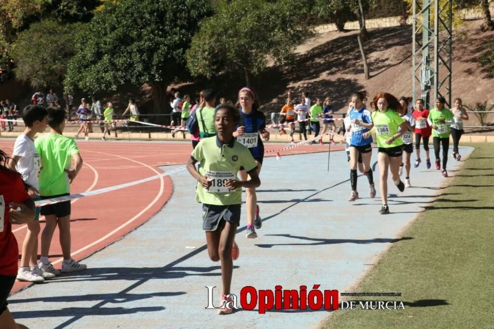 Final Cross Escolar de Lorca. Alevín femenino