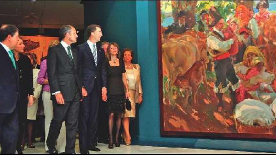 El proyecto

 de contemplar en Valencia los grandes murales de Sorolla que se encontraban en la Hispanic Society de Nueva York se convirtió ayer en realidad coincidiendo con la visita de los Príncipes