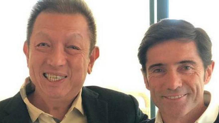 Reunión entre Peter Lim y Marcelino