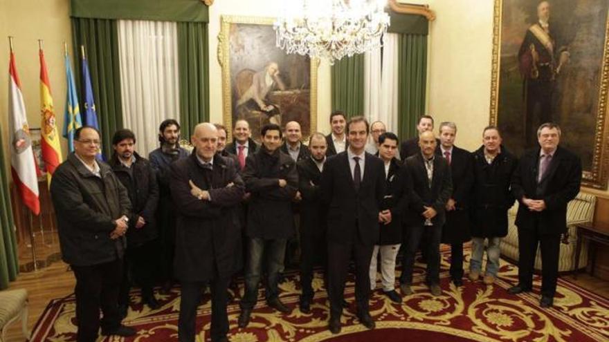 La recepción a los participantes en el congreso, ayer en el Ayuntamiento.