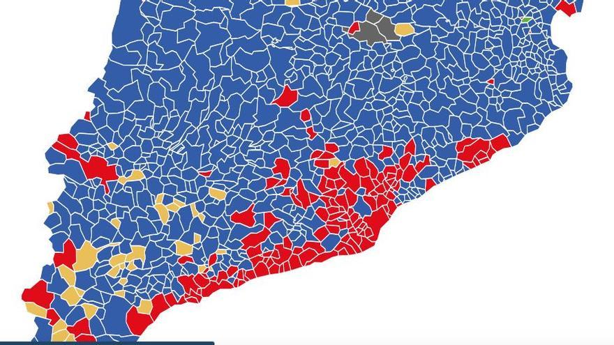 MAPA | El mapa de les eleccions, municipi a municipi