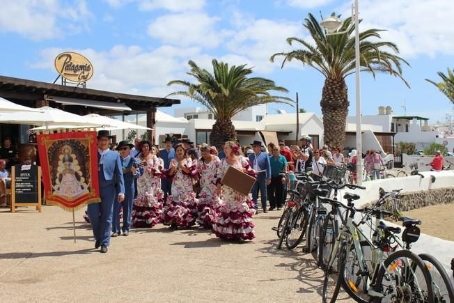 Procesión y misa rociera