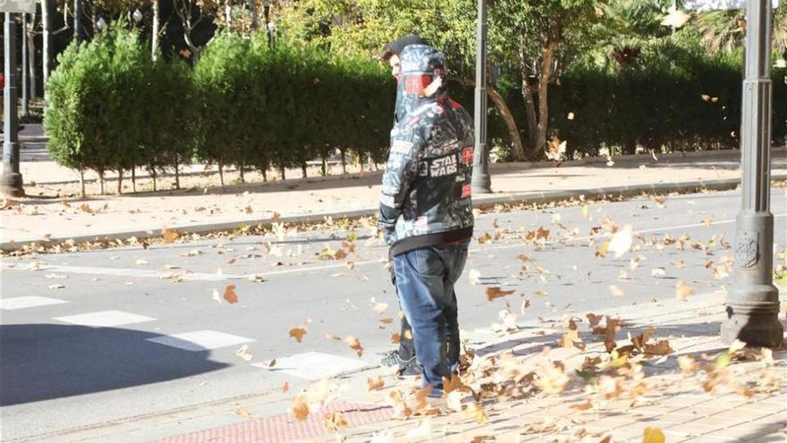 El fuerte viento se deja notar en Castellón