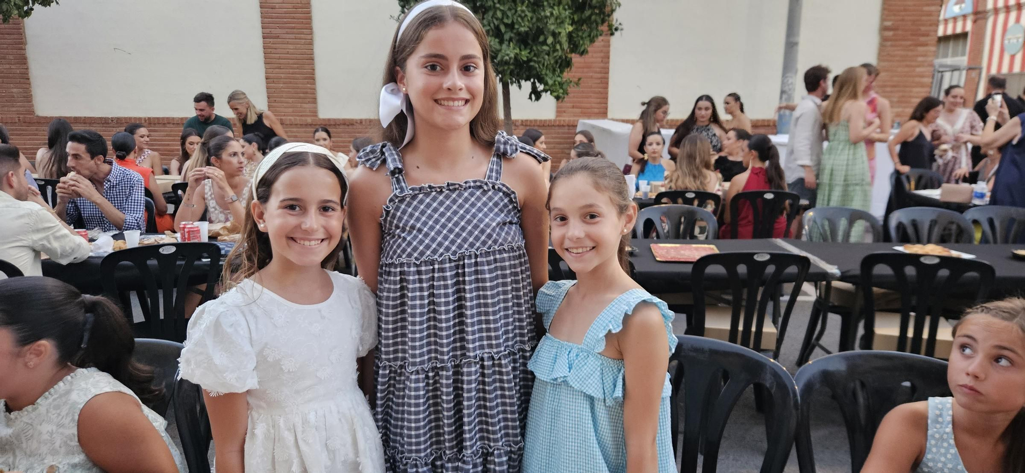 Candidatas a Fallera Mayor Infantil de València 2025 en la "punxà"