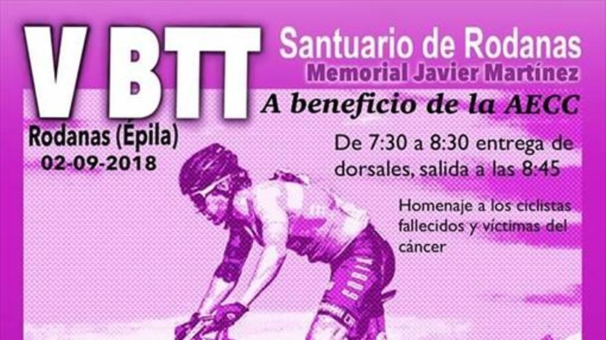 La V BTT Santuario de Rodanas se celebrará el 2 de septiembre