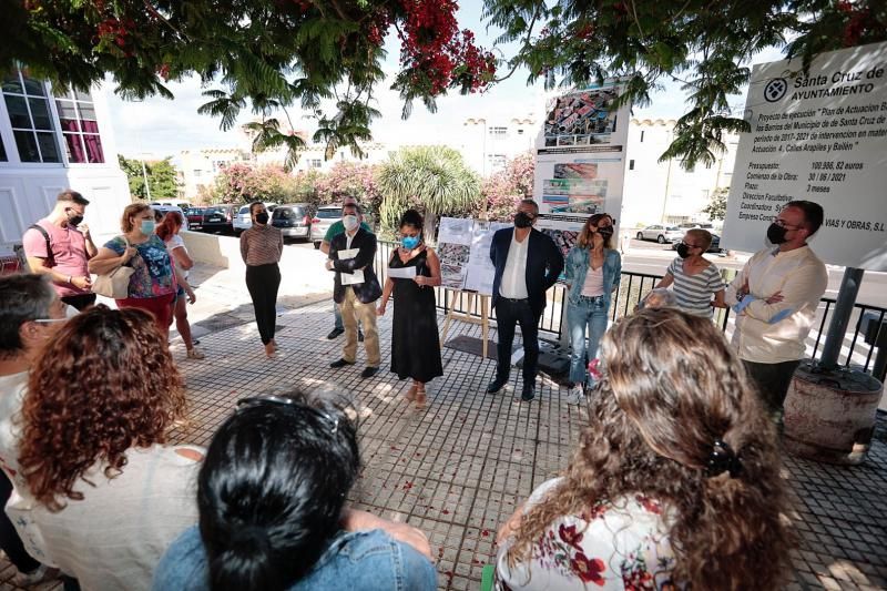 Presentación de obras de accesibilidad en Tío Pino