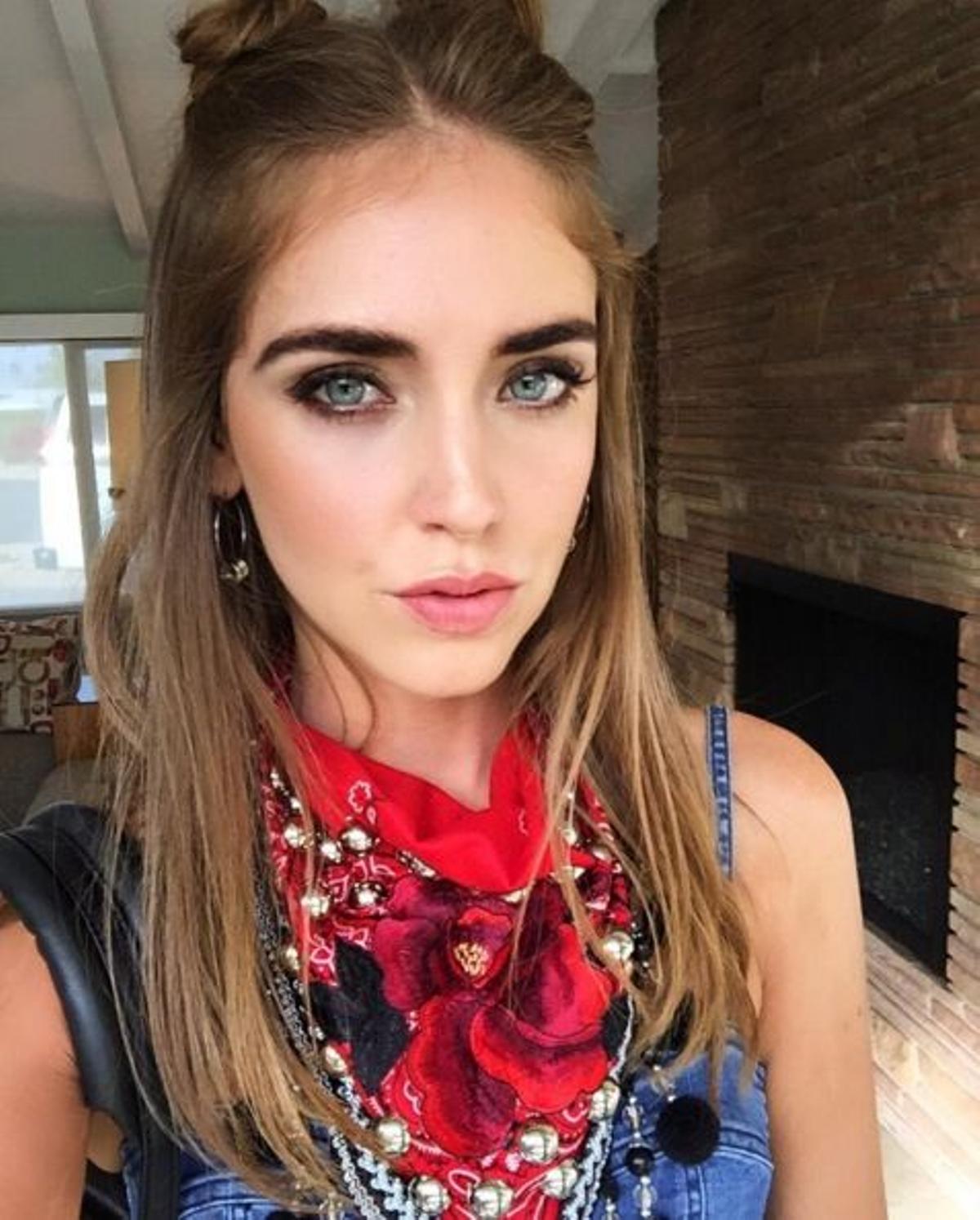 Los dos moños de Chiara Ferragni