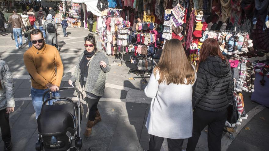 Imatge d&#039;arxiu d&#039;ambient al Passeig de Manresa