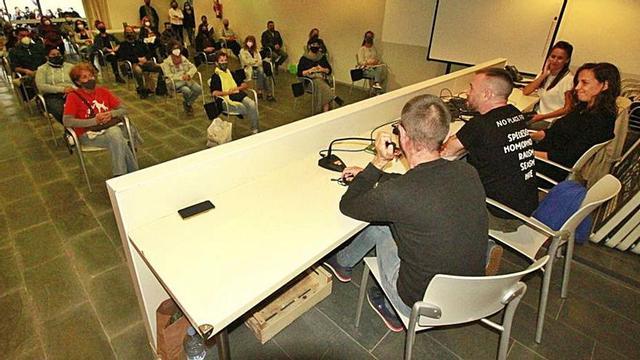 Els fundadors del Santuari Gaia a la Biblioteca Comarcal. | AJUNTAMENT DE BLANES