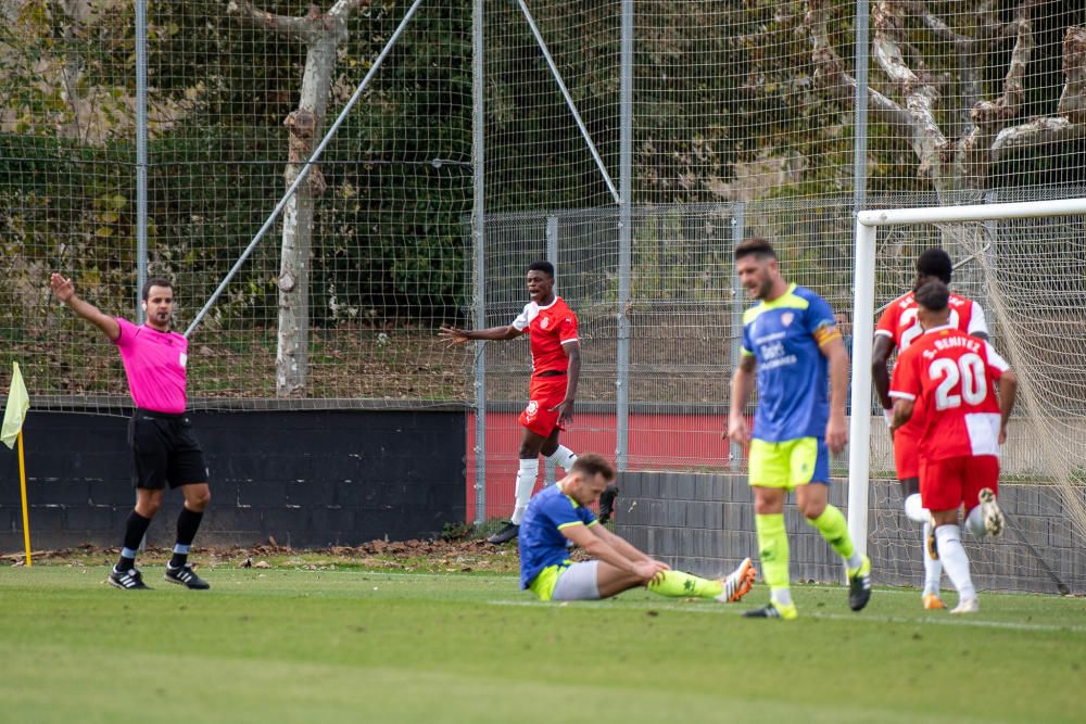 EL Girona B va guanyar en el seu retorn a Riudarenes