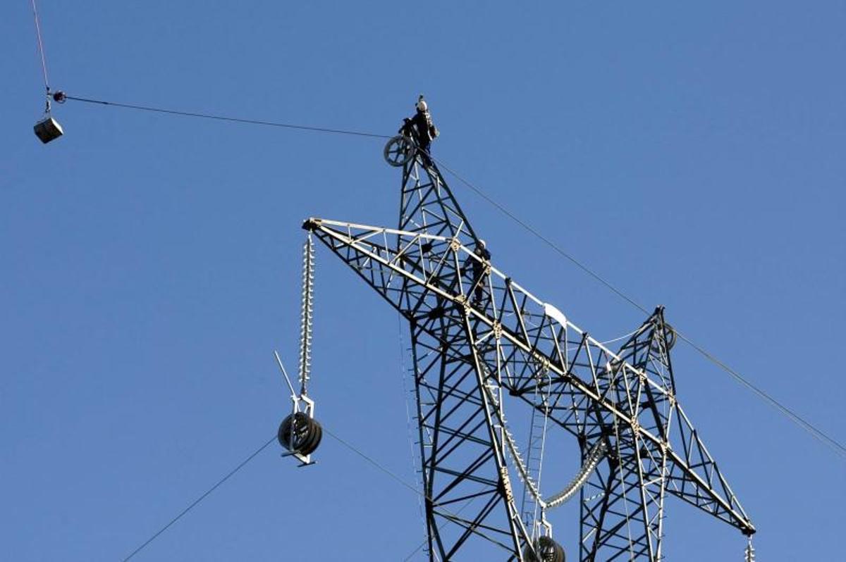 Línea de alta tensión.