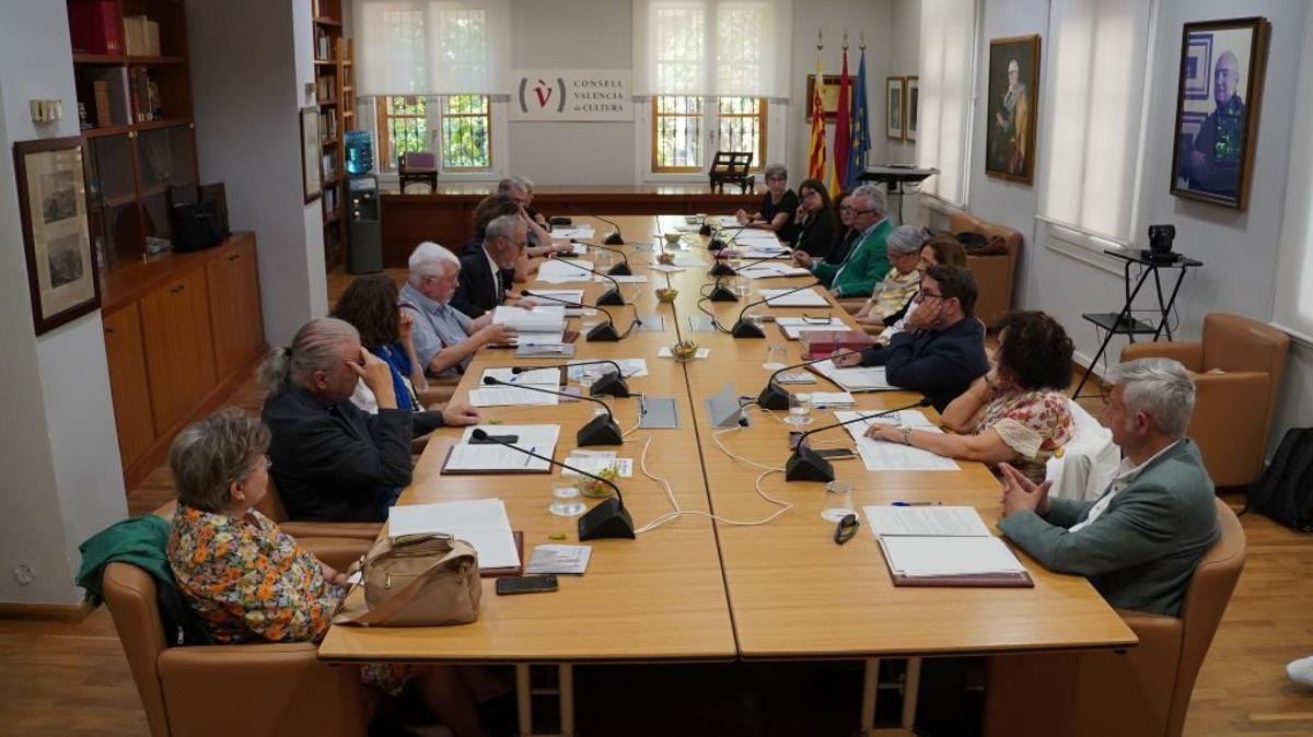 El pleno del 26 de mayo del Consell Valencià de Cultura.