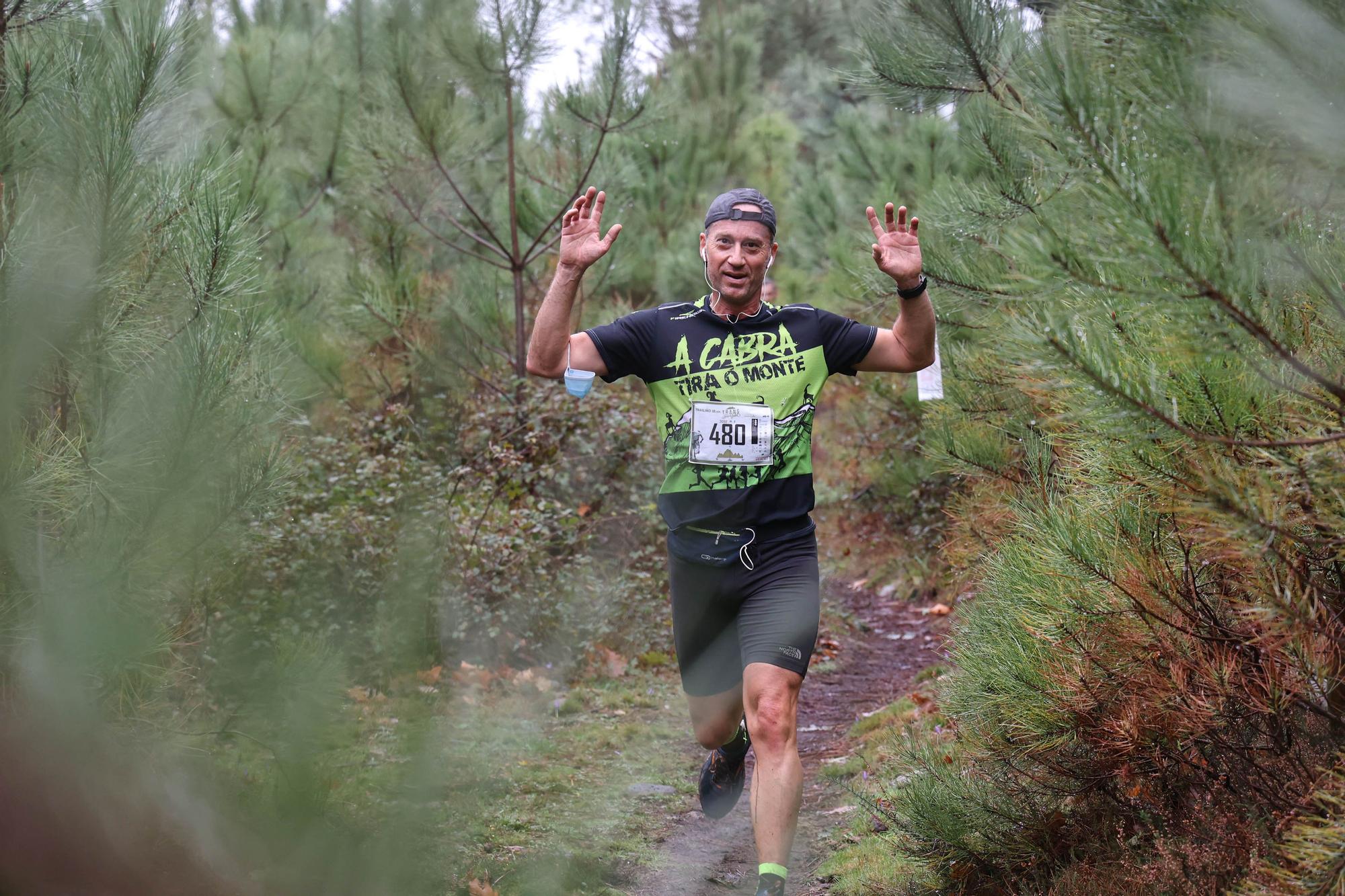 Correr contra viento, lluvia y montaña en A Groba