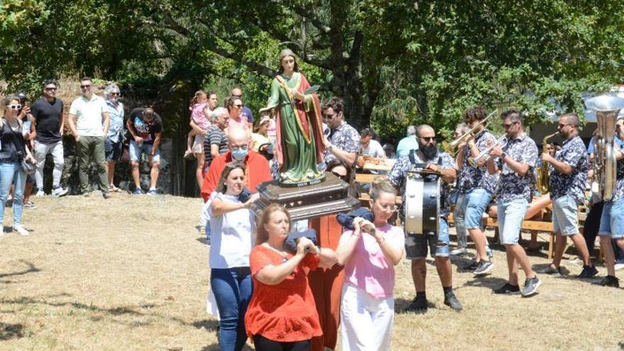 La parroquia de Aldán festeja a Santa Mariña desde mañana con dos noches de verbena