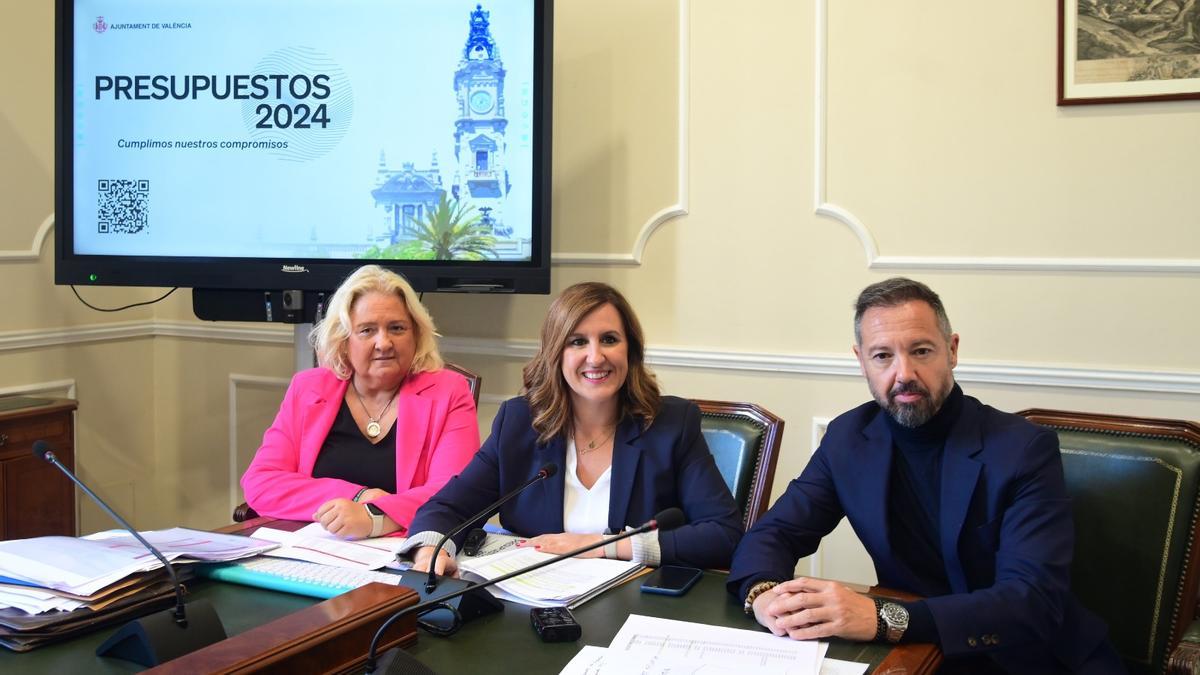 Badenas con Catalá y San Segundo en la presentación del presupuesto de 2024