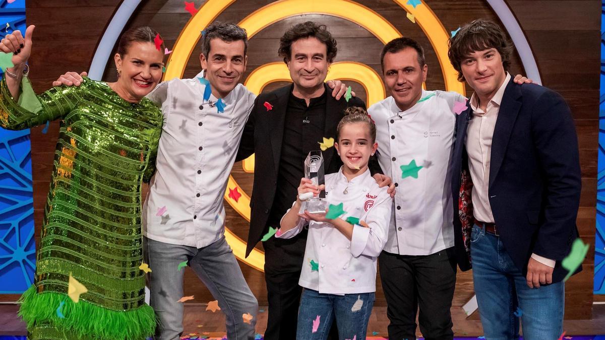 La gaditana Aurora, ganadora de la octava edición de &quot;MasterChef Junior”