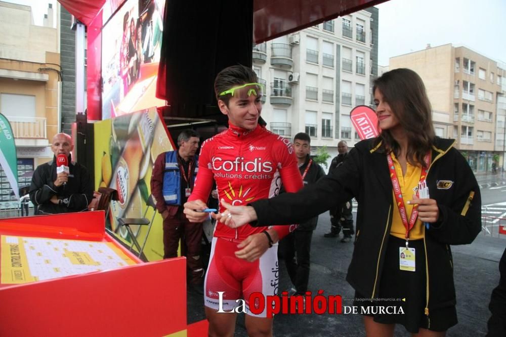 Salida de la Vuelta Ciclista a España desde Lorca