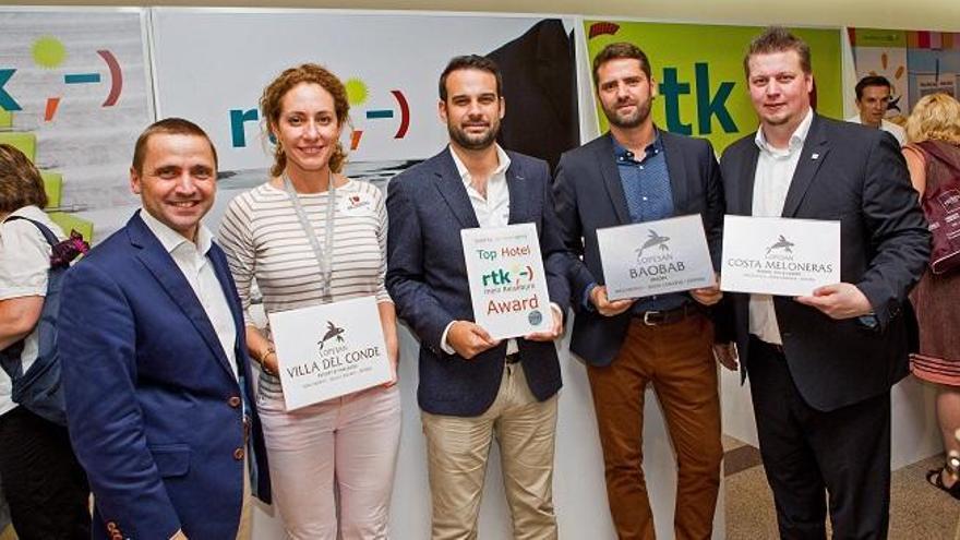 La Asociación de Agencias de Viajes RTK premia a tres hoteles de Lopesan