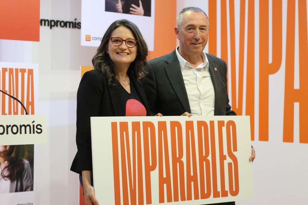 Mónica Oltra y Joan Baldoví, en una imagen de archivo