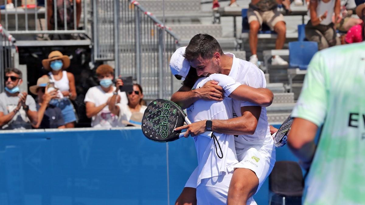 Lebrón y Galan celebran su triunfo
